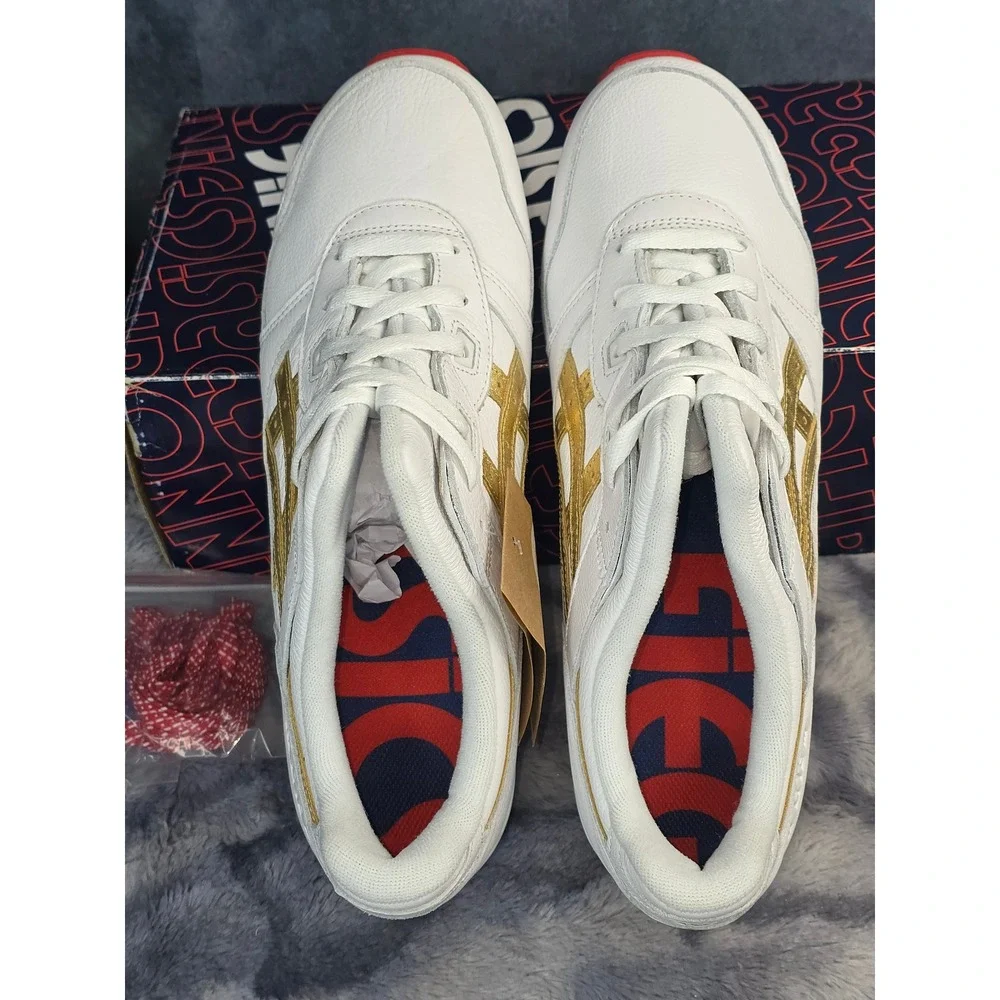 NWB Asics Gel-Lyte III OG Ronnie Fieg White Rich Gold Yoshino Rose Mens 12